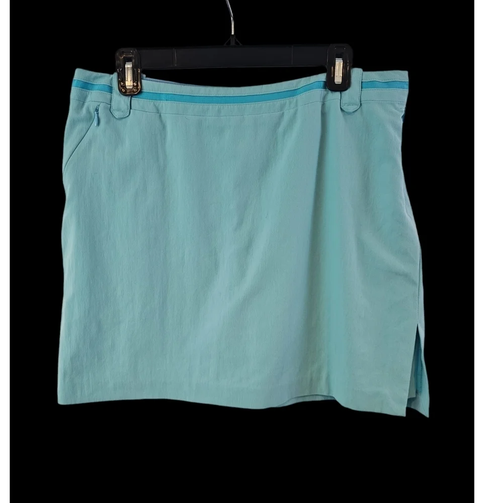 Tehama Nancy Haley Size 12 Blue Skort